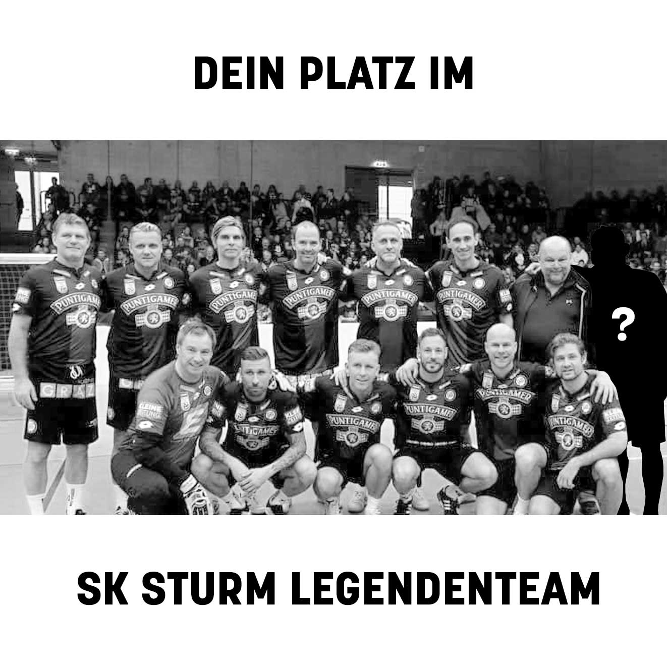Platz im Legendenteam des SK Sturm