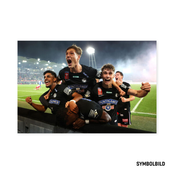 Leinwandbild "Derbyjubel"