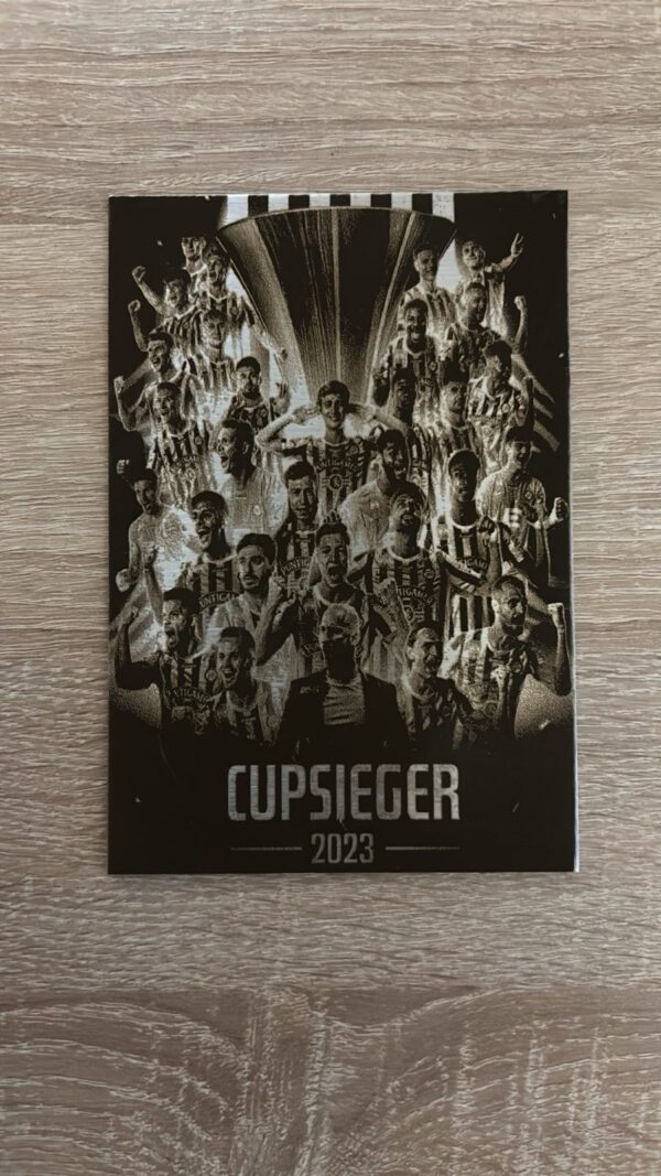 Metallschild "Cupsieger" – Bild 2