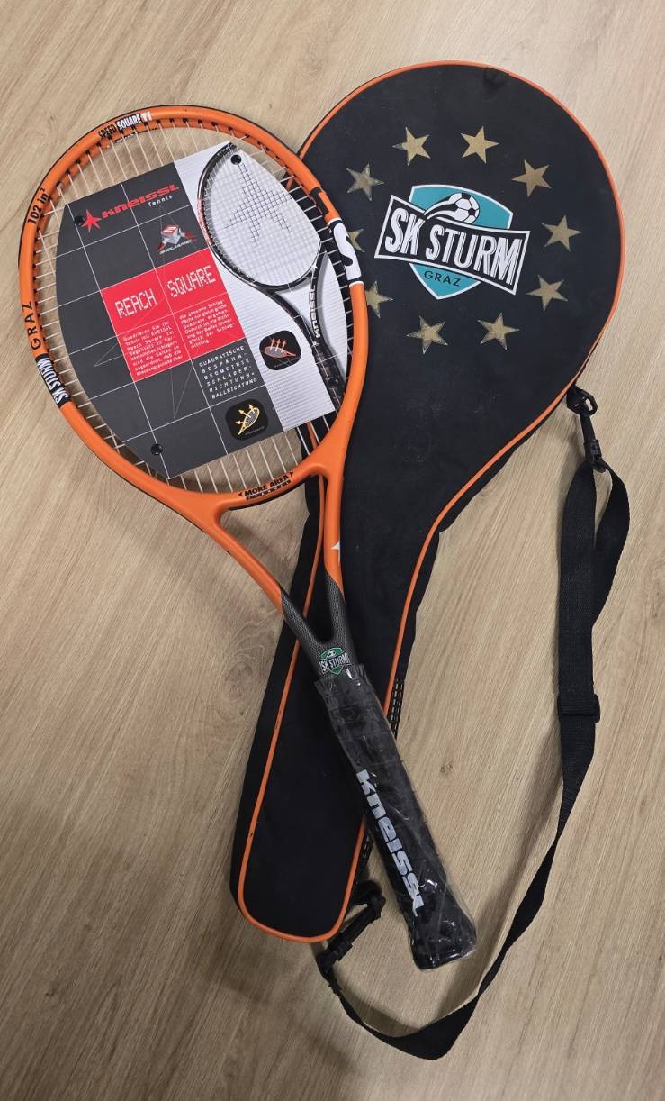 SK Sturm Graz-Tennisschläger (NEU inkl. Hülle) #2 – Bild 4